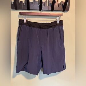 Ten Thousand Interval Shorts with Liner, 7” inseam in Navy